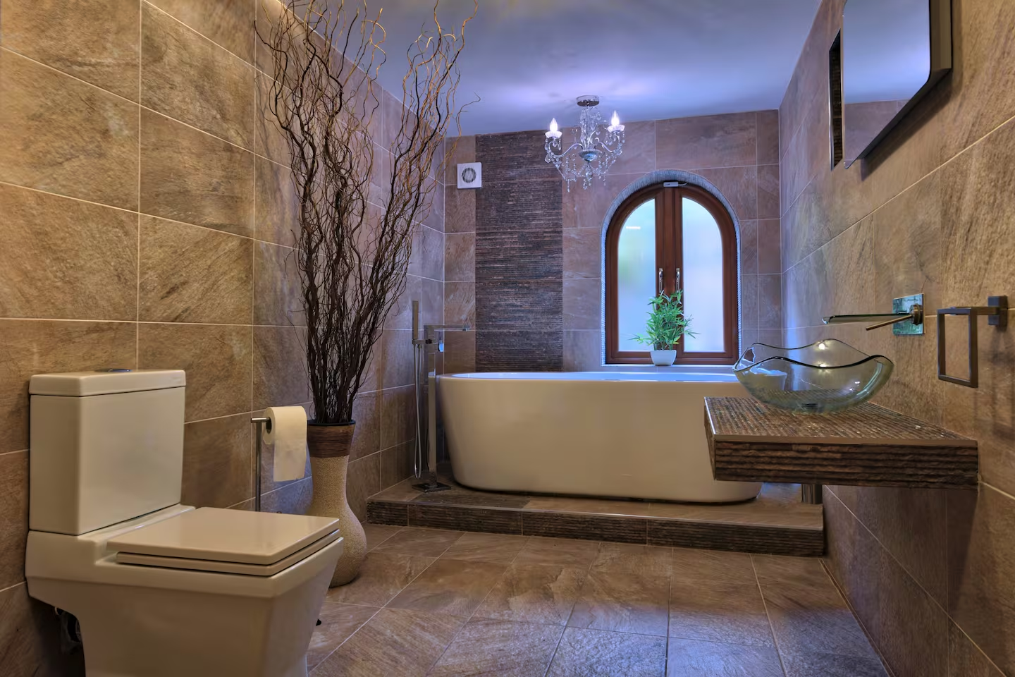 Luxury bathroom at Bird I’th Hand Country House
